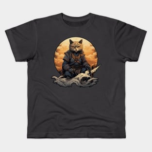 Ninja Cat Kids T-Shirt